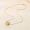 Wholesale Trendy Multi-Ring Combination Roman Letter Stainless Steel Necklace