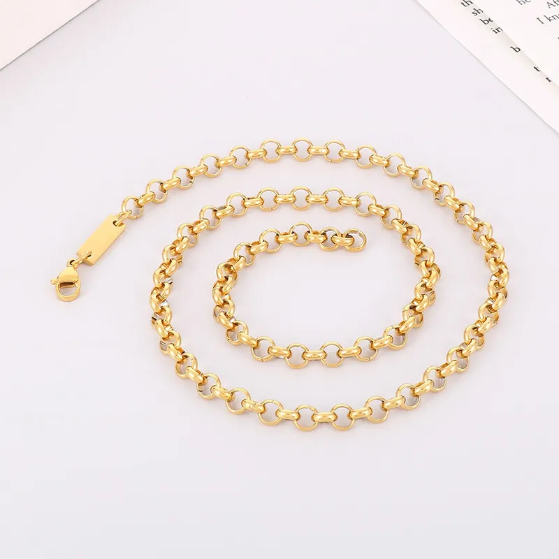 Wholesale Unisex Stainless Steel Pearl Chain for DIY Projects