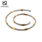 Karen's New Stainless Steel Creative Square Pearl Trendy Necklace, Simple and Versatile, Suitable for Both Men and Women as a Collar Jewelry