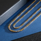 Factory Direct Sales of Minimalist Beveled Chain Hip-Hop Necklaces Stainless Steel Nk Chain Wholesale