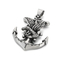 Dark Retro Navigation Rudder Pendant Punk Retro Cross Skull Anchor Stainless Steel Men's Pendant