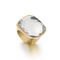 Fashion Jewelry Crystal Glass Stainless Steel Rings Multi-Color Vintage Finger Rings Wholesale
