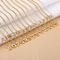 Stainless Steel 18K Gold-Plated Creative Diamond Studded 26 Uppercase English Letters Fashionable Collarbone Necklace