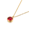 Sweet 18K Gold Plated Clavicle Chain Jewelry Wholesale Round Evil Eye Women's Necklace