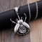 Stainless Steel Jewelry Men's Mechanical Gear Beetle Pendant Necklace