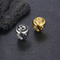 Punk Fashion Halloween Polished Skeleton Stainless Steel Skull Men's Jewelry Ring