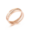 Creative Rose Gold Plated CNC Ring for Modern Jewelry Lovers