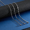 Stainless Steel Jewelry Rectangular Hip-Hop Necklace with Multiple Sizes to Choose From