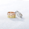 Personality Stainless Steel Hollow Roman Numeral Women's Ring Jewelry Wholesale