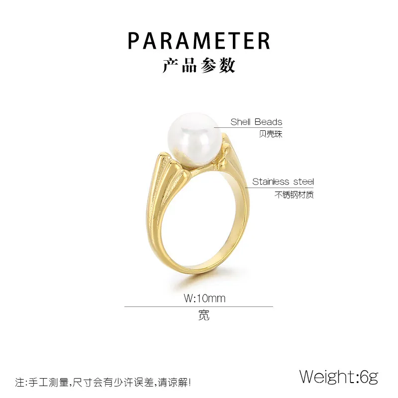 Personalized Petal Ring Stylish Geometric 18K Gold-Plated Stainless Steel Ring Wholesale Jewelry