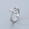 European and American Ins Personalized Stainless Steel Ankh Cross Ring