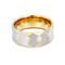 Fashion Elegant Unisex Universal Polished Tungsten Steel Geometric Angular Ring