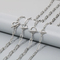 Minimalist Bracelet Personalized Heart Ot Clasp Curved Square Chain Women's Necklace Jewelry