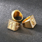Fashion Lion Head Square Ring Hip Hop Rhinestones Cross Tai Chi Stainless Steel Men's Ring