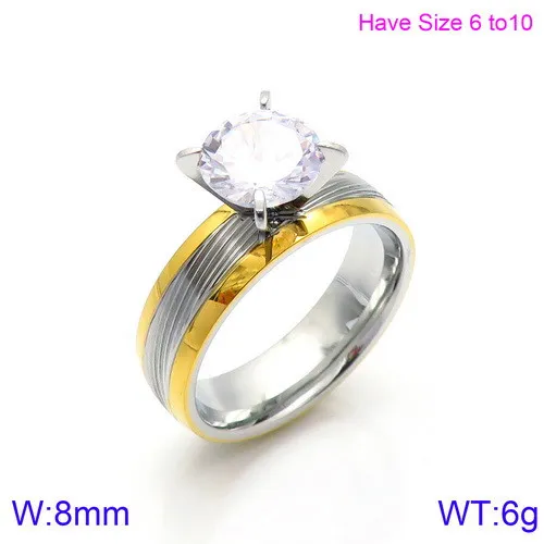 Chic European and American Zircon Couple Rings for Resale