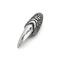 Trendy Retro Wolf Tooth Pendant, Personalized and Domineering, Blackened Eagle Claw Stainless Steel Men's Pendant