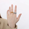 Stainless Steel Woven Mesh Ring Minimalist Watchband-Style Band Ring Men Women Wholesale