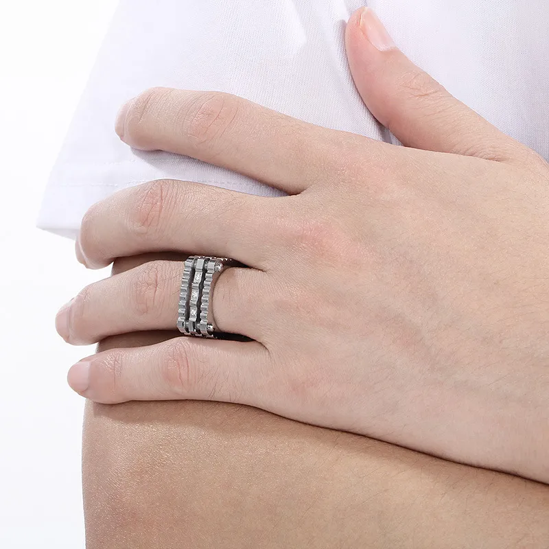 Stainless Steel Jewelry Fashion Ring Suitable for Daily Wear