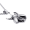 European and American Stainless Steel Men's Mechanical Gear Beetle Pendant, Cross-Border Amazon Direct Sales Necklace