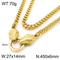 Vintage and Personalized DIY Zodiac Snake Jewelry, Punk Style, Aged Double Dragon Head Ghost Dragon Bone Chain Stainless Steel Men's Necklace