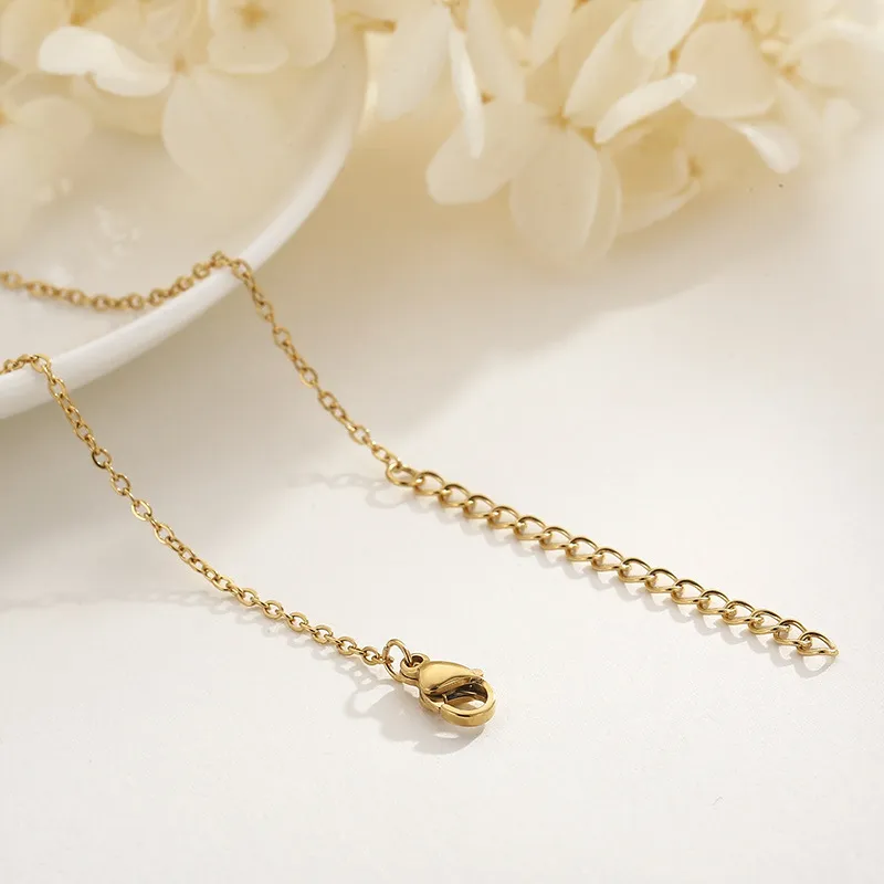 Trendy Evil Eye Design Style Women's Stainless Steel Necklace