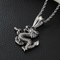 Punk Fashion Jewelry Stainless Steel Chinese Dragon Design Men's Pendant