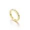 Stylish Stainless Steel Ring with Rhinestone and Roman Numeral Elements