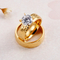 Elegant Personalized Minimalist Couple Rings in Stainless Steel