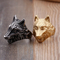 Stainless Steel Fashion Domineering Men's Wolf Head Jewelry Ring