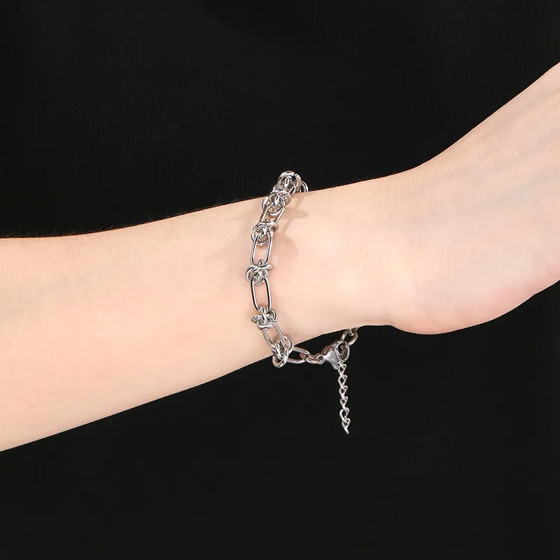 Stainless Steel Personalized Bracelet Suitable for Women's Daily Jewelry Wear