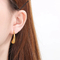 Minimalist Stainless Steel Water Drop Ear Hooks Fashion Versatile Small Earrings Wholesale