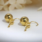 Wholesale European American Minimalist Earrings Stainless Steel Ball Ear Buckles Fashion Jewelry