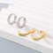 Stainless Steel Jewelry Rhinestone Earrings Suitable for Daily Wear