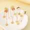 Stainless Steel Fashion Jewelry with Bee Ladybug Element Women's Earrings