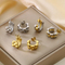 Watch Chain Shaped Earrings Made of Stainless Steel Jewelry Suitable for Daily Wear