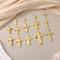 DIY Jewelry Fashion Accessories Simple Smooth Cross Pendant