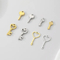 Stainless Steel Charm Accessories Fashion Trendy Retro Key Pendant Pendant