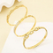 Stainless Steel Jewelry Rhinestone Bangle Suitable for Daily Wear
