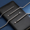Electroplated Gold Square Pearl Shape Stainless Steel Bracelet