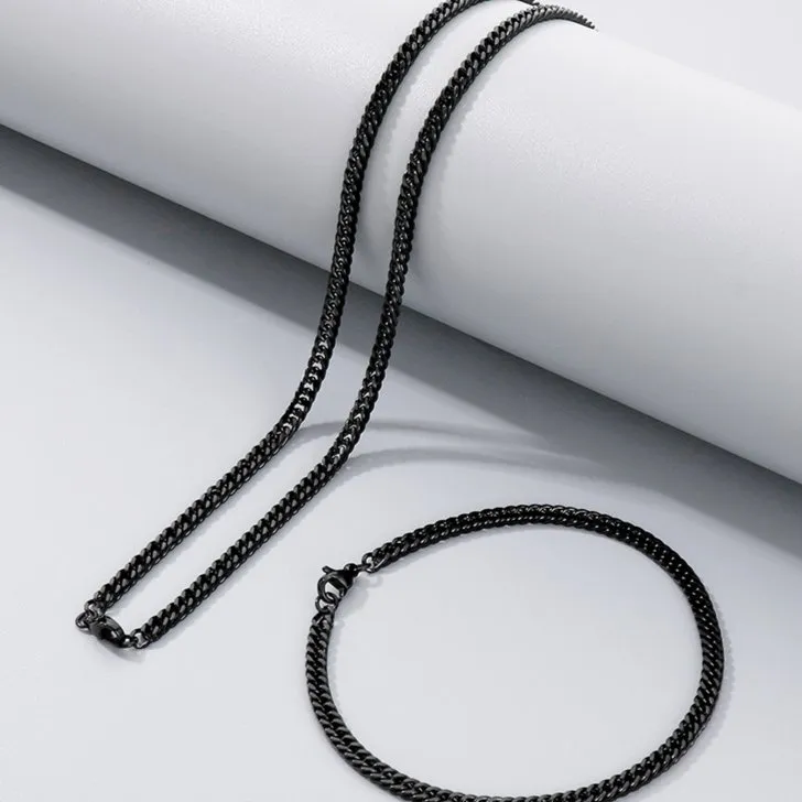 Durable 304 Stainless Steel Cuban Whip Chain for Jewelry