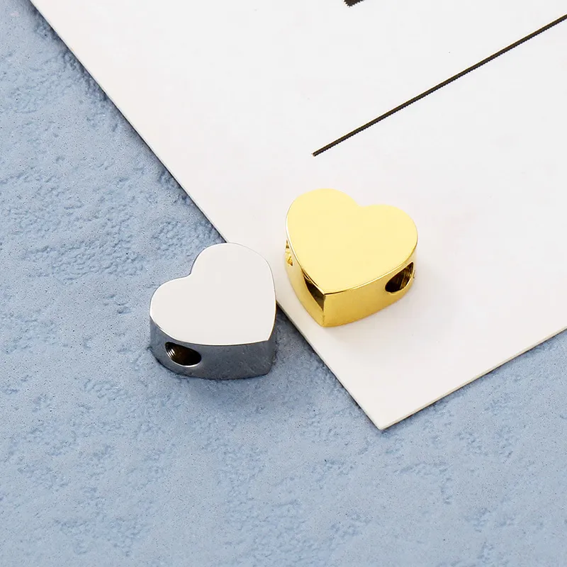 Stainless Steel Heart-Shaped Accessories DIY Jewelry Material
