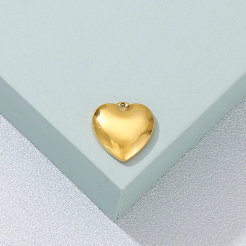 Stainless Steel Heart Pendant DIY Jewelry Accessories
