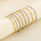 Stylish 18K Gold Plated Chain Bracelet for Women in Stainless Steel