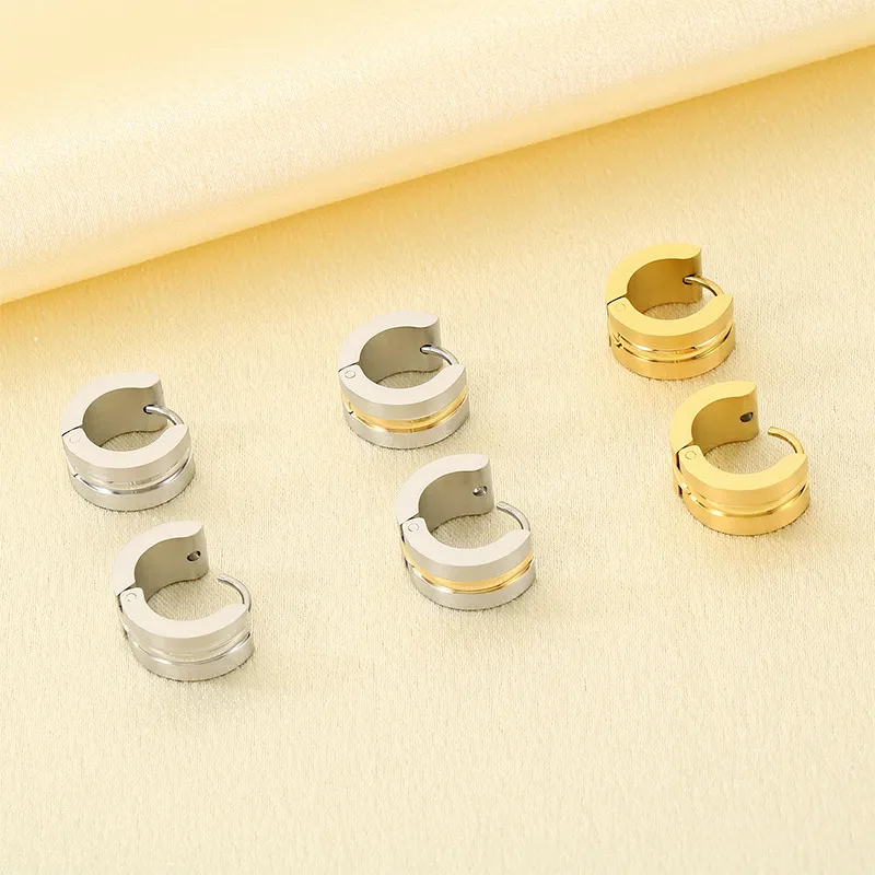 Fashion Jewelry Stainless Steel Earrings Suitable for Daily Wear