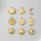 Stainless Steel Star Moon Jewelry Accessories Pendant DIY Necklace Pendant Pendant