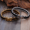 Popular Nylon Rope Weaving Bracelet Fashion Stainless Steel Chain Weaving Men's Stainless Steel Jewelry Wholesale