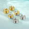 Stainless Steel Creative Hollow Multi Ring C-Shaped Commuting Fashion Earrings Jewelry Wholesale