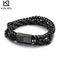 Punk Rock Simple Fashion Stainless Steel Double Layer Men's Jewelry Bracelet
