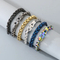 European and American Hip-Hop Style Cylindrical Jewelry Buckle, Rotatable Decompression Flower Basket Chain, Stainless Steel Men's Bracelet and Necklace Set