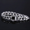 Stainless Steel Jewelry with a Rose Pattern, Vintage Men's Bracelet, Stainless Steel Resin Bracelet Wholesale
